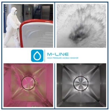 M-line: IBCs cleaning performance evaluation study